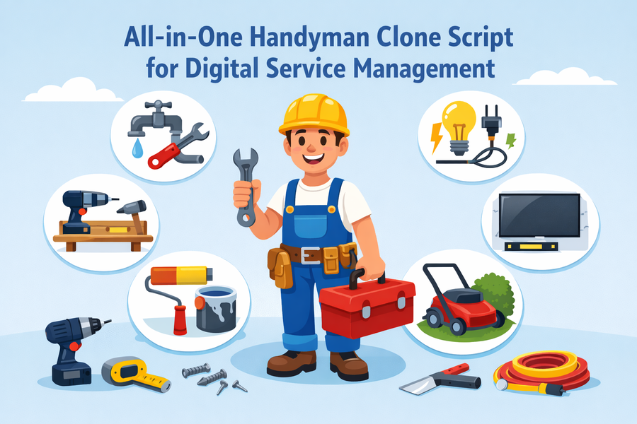 All-in-One Handyman Clone Script for Digital Service Management